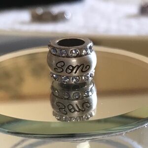 Son Pandora style charm , honor your son.